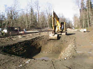 Pit 1 excavation