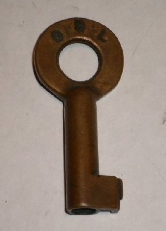 Brass Key Back