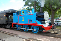 Thomas the Tank Engine at Snoqualmie Depot.