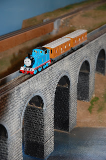 Thomas the Tank engine model train.