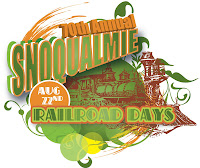 Snoqualmie Railroad Days 2009 logo.