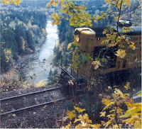 Weyerhaeuser Locomotive 1 at Snoqualmie Falls.