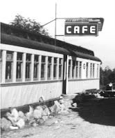 Chapel Car during era serving as the Limited Cafe.