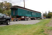 Chapel Car move to museum in September 2007.