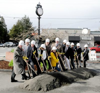 Downtown Infrastructure groundbreaking.