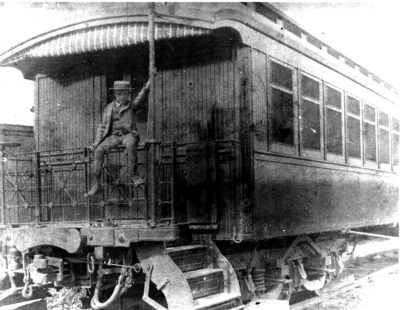 Chapel car in 1902. Courtesy of Adair County Historical 2-77.