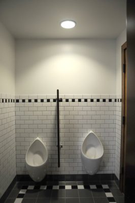 New depot restroom urinals.