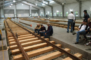 Interior of Train Shed Exhibit Hall.