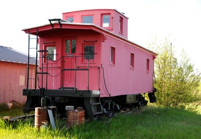 Caboose in Montana.