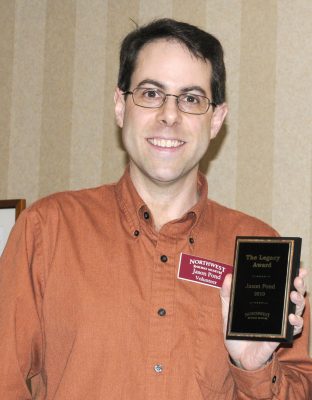 Jason with award