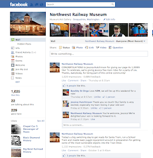 A screenshot of the NRM's Facebook page in 2011.