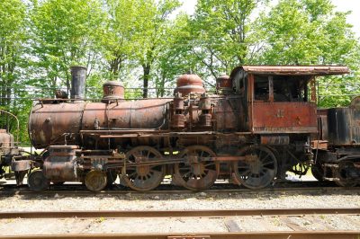 Former Canadian Collieries #14 in Kimbal Creek Yard post evaluation for restoration to service.