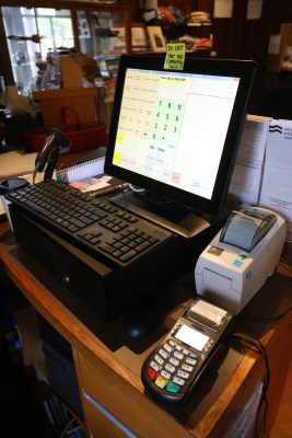 Pictured is the Snoqualmie Bookstore computer with TAM now running on it in January 2015