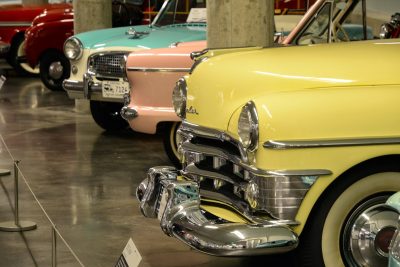 1950s automobiles on display at LeMay, 2015.