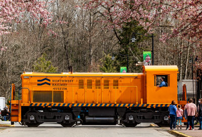 Snoqualmie Valley Railroad #4024 B-L-H 1954 RS-4TC. Ex-U.S. Army #4024