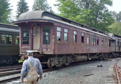 Canadian Pacific Railway #25 Saskatchewan QMO&O shops 1881 Business Car
