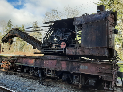 Spokane, Portland & Seattle Steam Crane X-5
