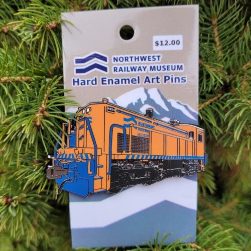 Enamel pin of Locomotive 4024