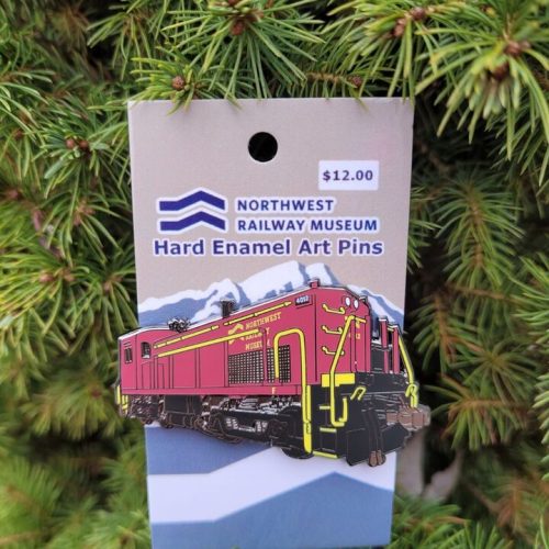 Enamel pin of Locomotive 4012