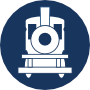 Icon style graphic of Locomotive NP 924