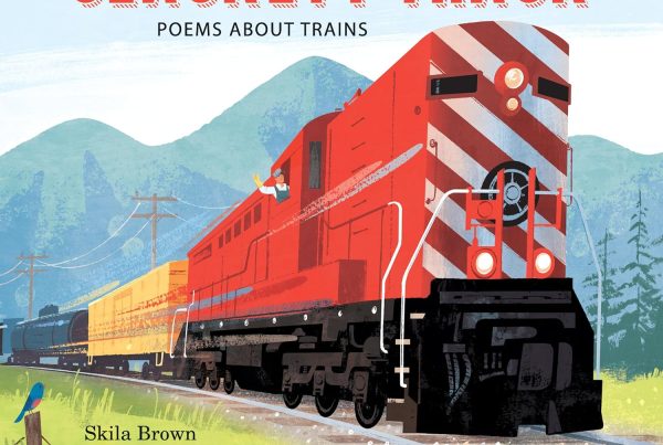 Cover for "Clackety Track Poems About Trains"