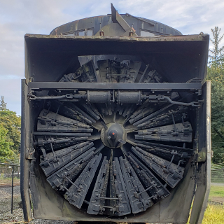 Front view of NP Rotary Snowplow 10